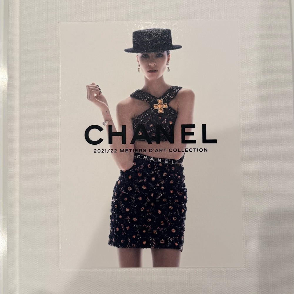CHANEL Black and Gold Fashion Poster